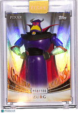 Zurg 2025 Topps Pixar Gold Golden Icons (Encased) #GI-17