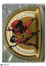 Mr. Incredible / Elastigirl 2025 Topps Pixar Gold Golden Double Acts #DA-4