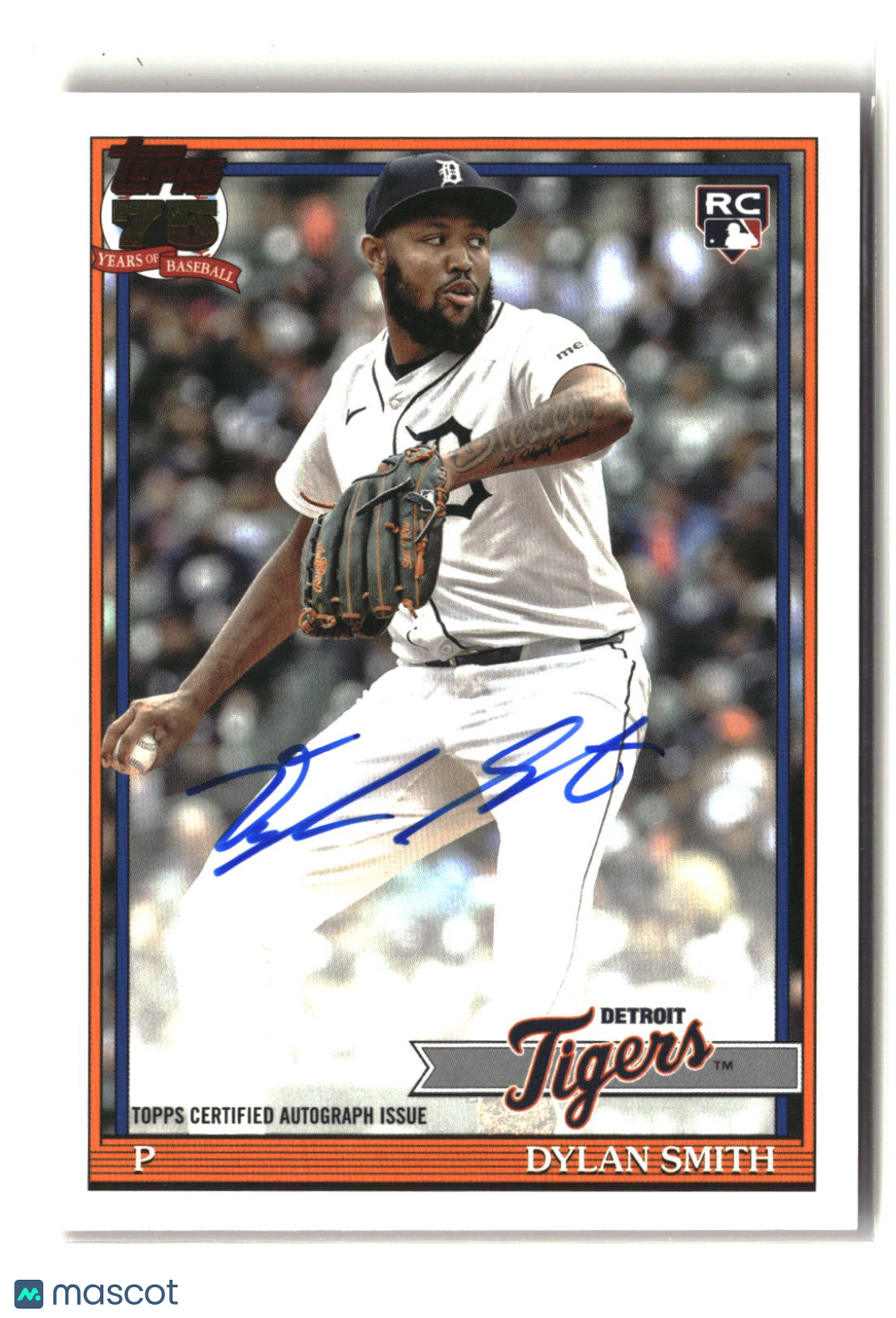 Dylan Smith 2026 Topps 1991 Topps Baseball 35th Anniversary Auto #91A-SMI