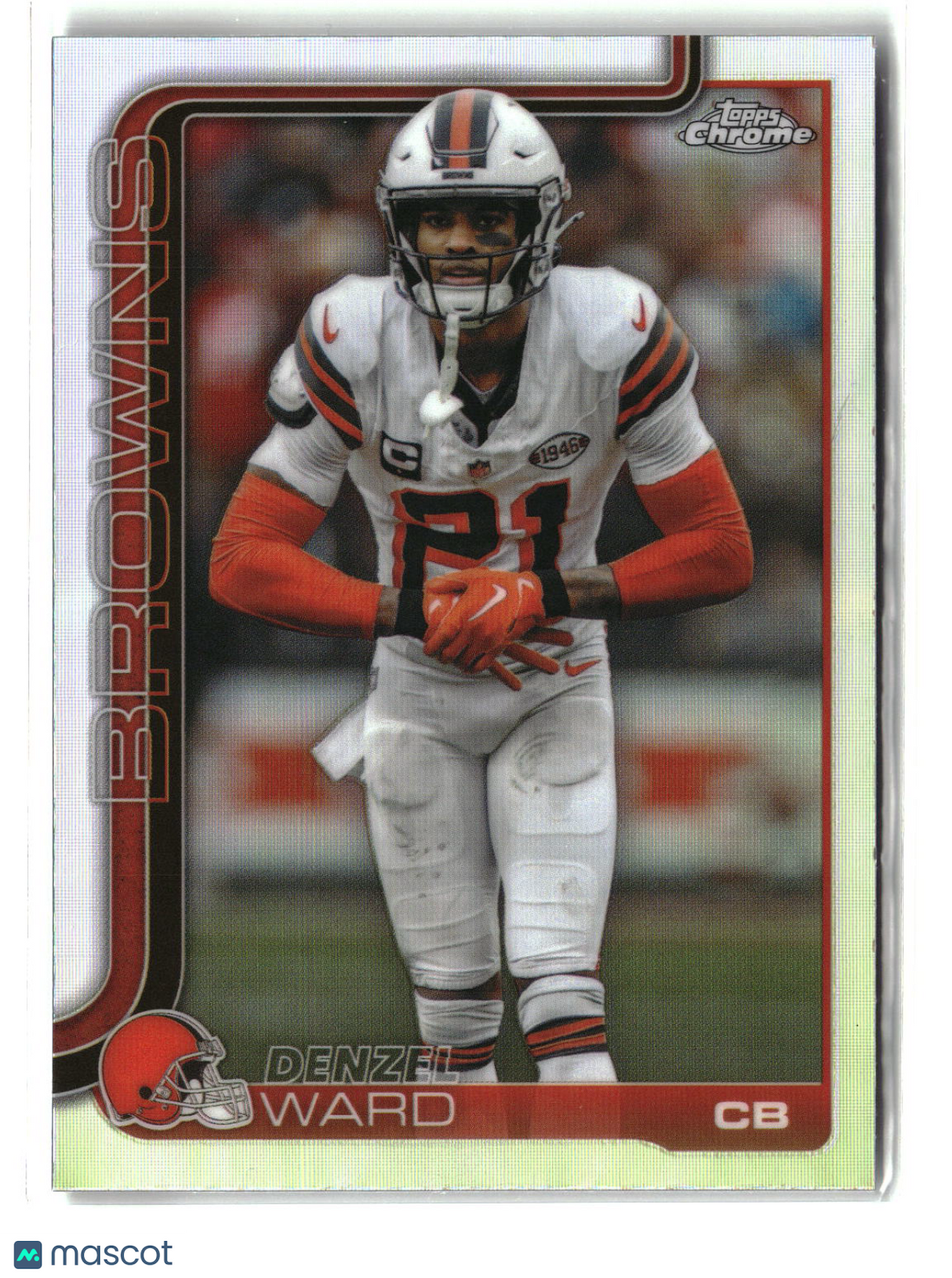 Denzel Ward 2025 Topps Chrome Refractor #74