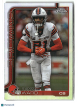 Denzel Ward 2025 Topps Chrome Refractor #74
