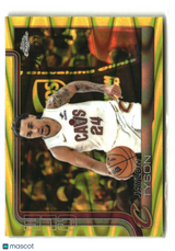 Jaylon Tyson 2025-26 Topps Chrome Yellow RayWave Refractor #50 #/275