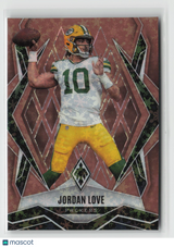 Jordan Love 2025 Panini Phoenix Bronze Winter Prizm #117 #/50