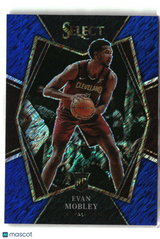 Evan Mobley 2021-22 Panini Select Blue Shimmer Prizms #110