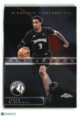 Jaden McDaniels 2025-26 Topps Chrome Update Activators #AC-19