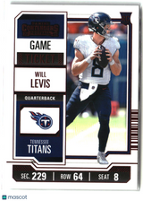 Will Levis 2023 Panini Contenders Game Ticket Bronze #97