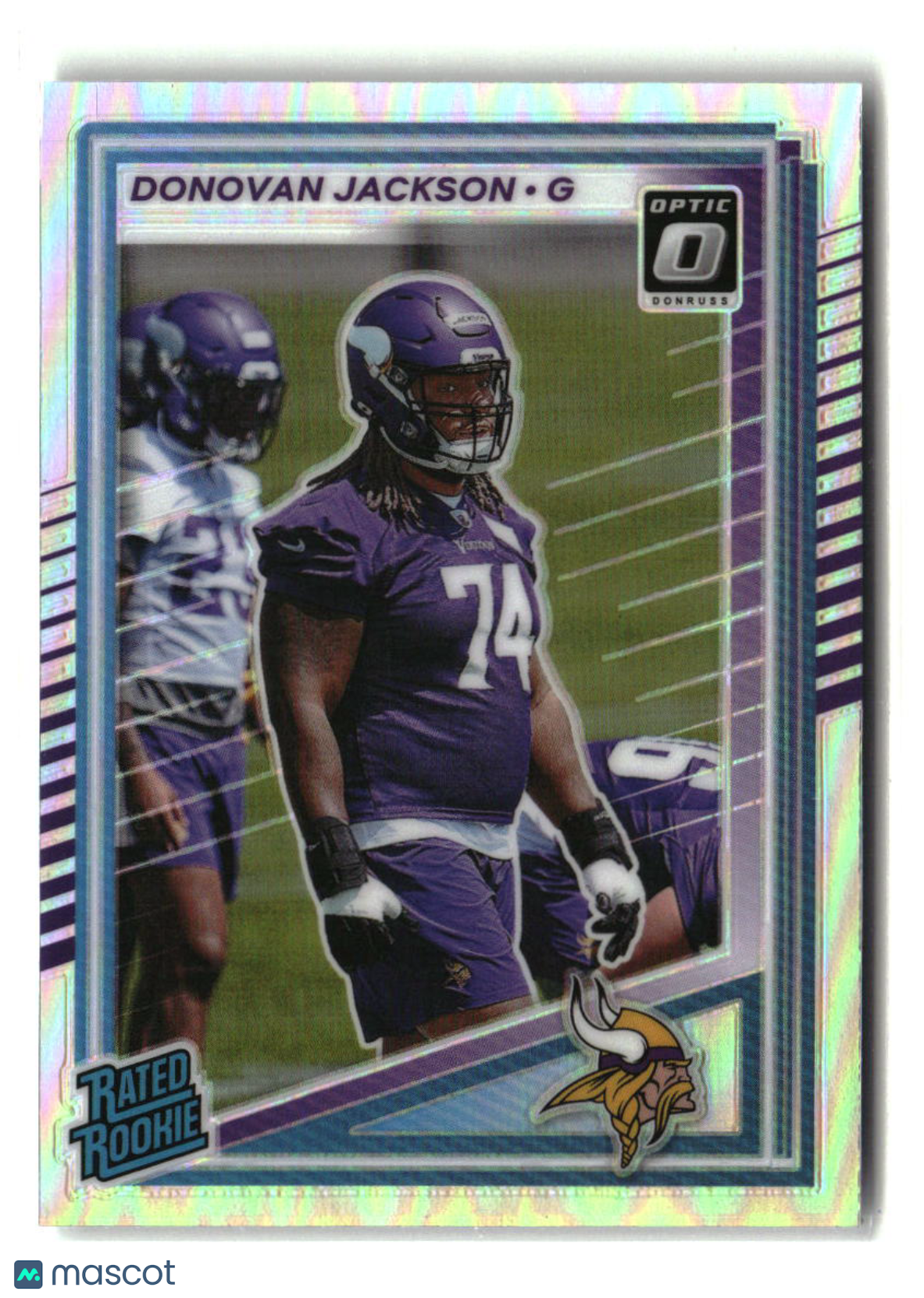Donovan Jackson 2025 Donruss Optic Rated Rookies Preview Holo #381
