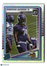 Donovan Jackson 2025 Donruss Optic Rated Rookies Preview Holo #381