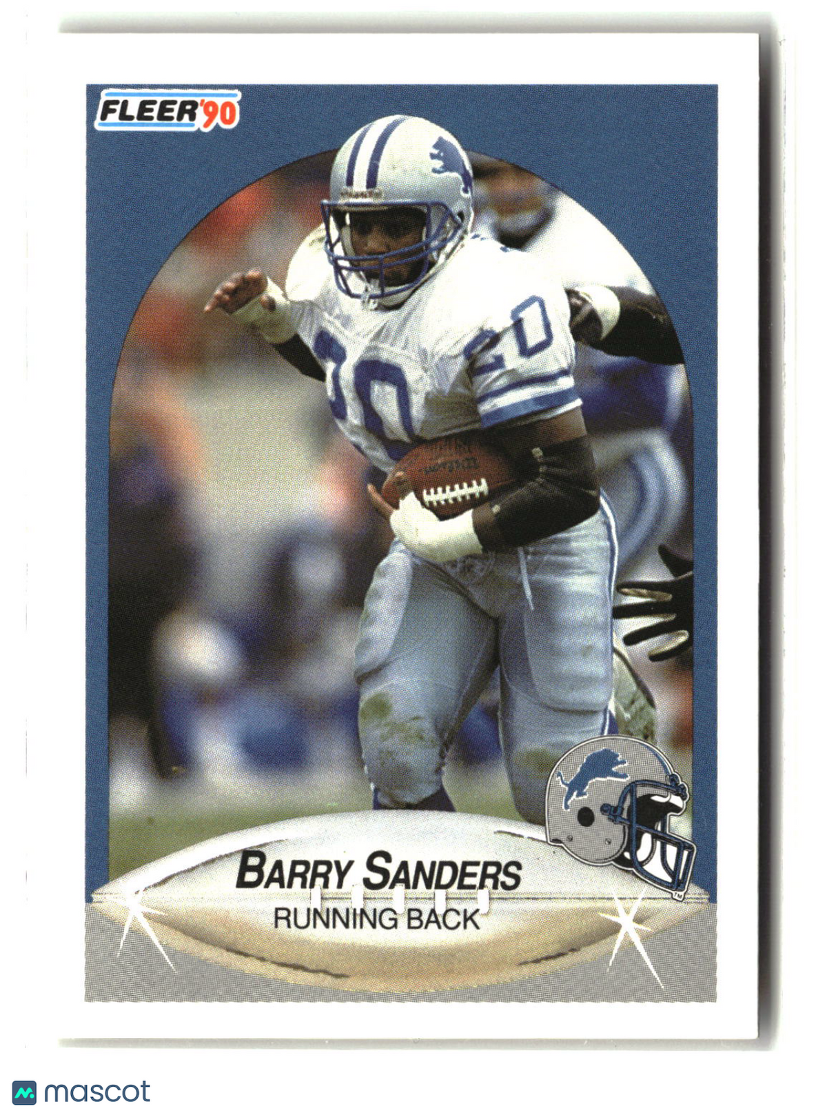 Barry Sanders 1990 Fleer #284