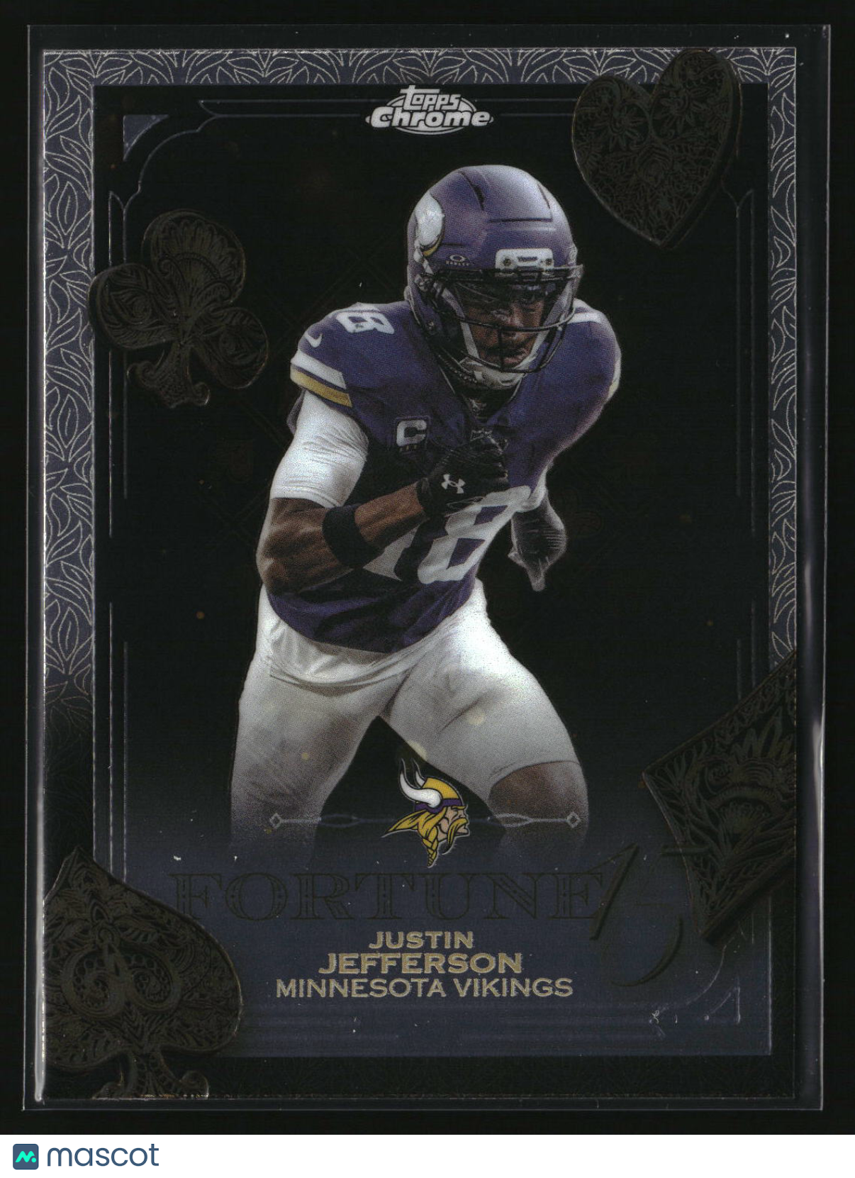 Justin Jefferson 2025 Topps Chrome Fortune 15 #F15-4