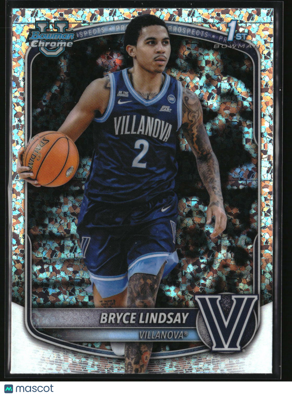 Bryce Lindsay 2025-26 Bowman Chrome Prospects Mini-Diamond Refractor #BCP-52