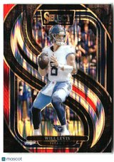 Will Levis 2024 Panini Select Black & Red Prizm Shock #200