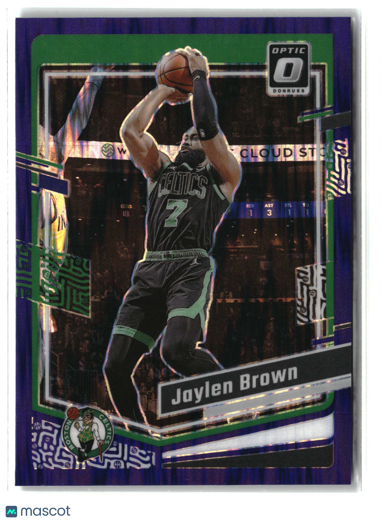 Jaylen Brown 2023-24 Donruss Optic Purple Shock #113
