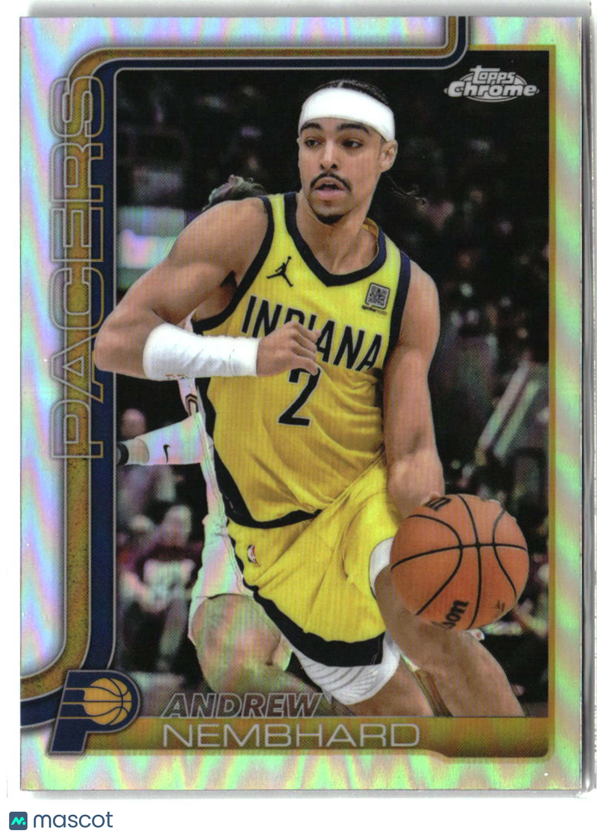 Andrew Nembhard 2025-26 Topps Chrome Refractor #97