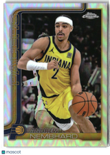 Andrew Nembhard 2025-26 Topps Chrome Refractor #97