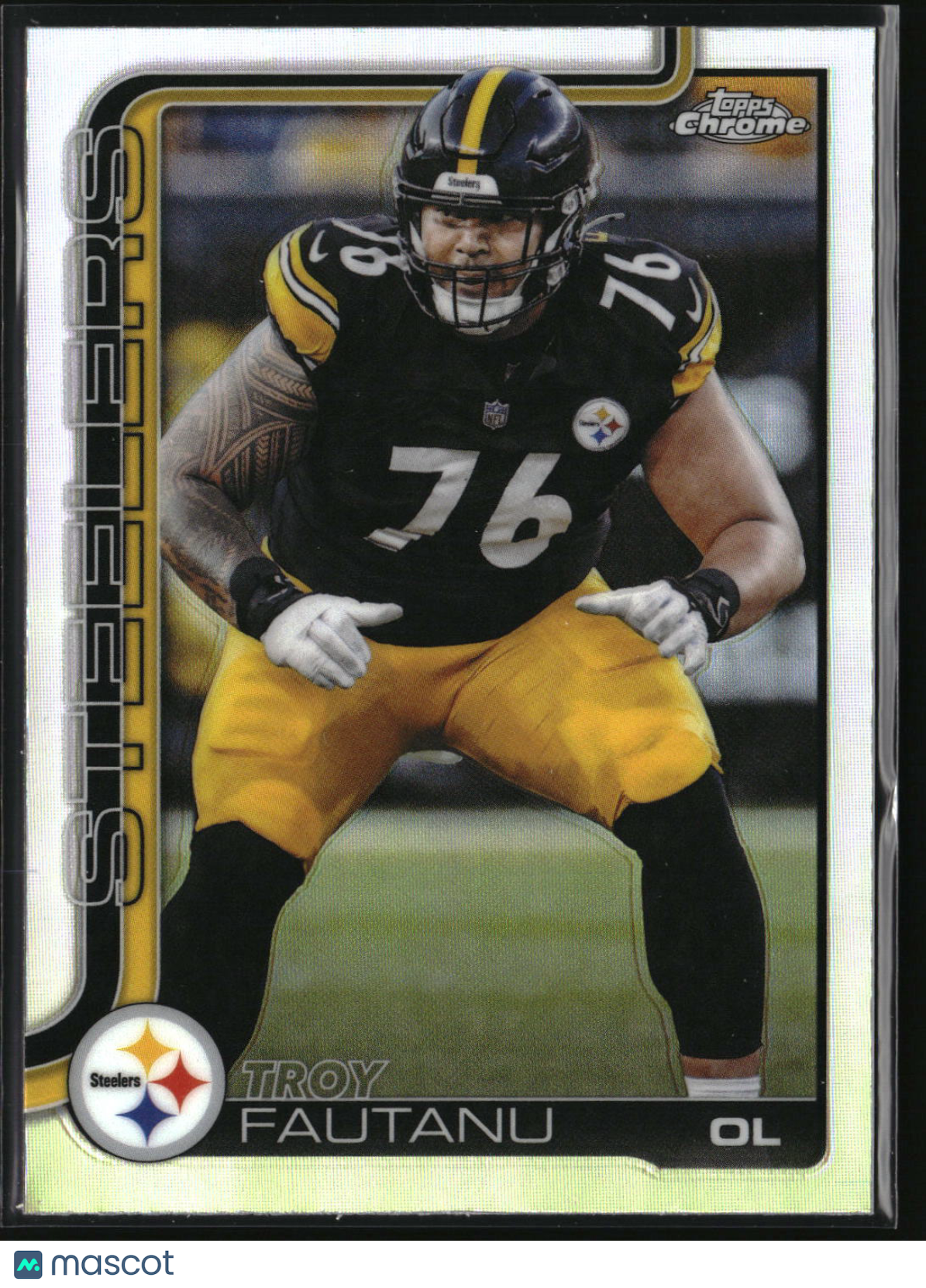 Troy Fautanu 2025 Topps Chrome Topps Refractor #256