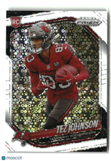 Tez Johnson 2025 Panini Prizm White Disco #381