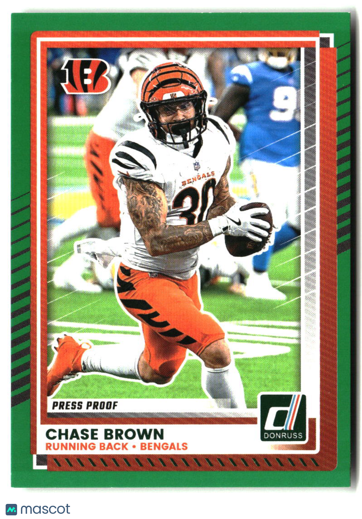 Chase Brown 2025 Donruss Press Proofs Green #294