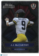 J.J. McCarthy 2021 Wild Card Alumination NIL #ANBC-1