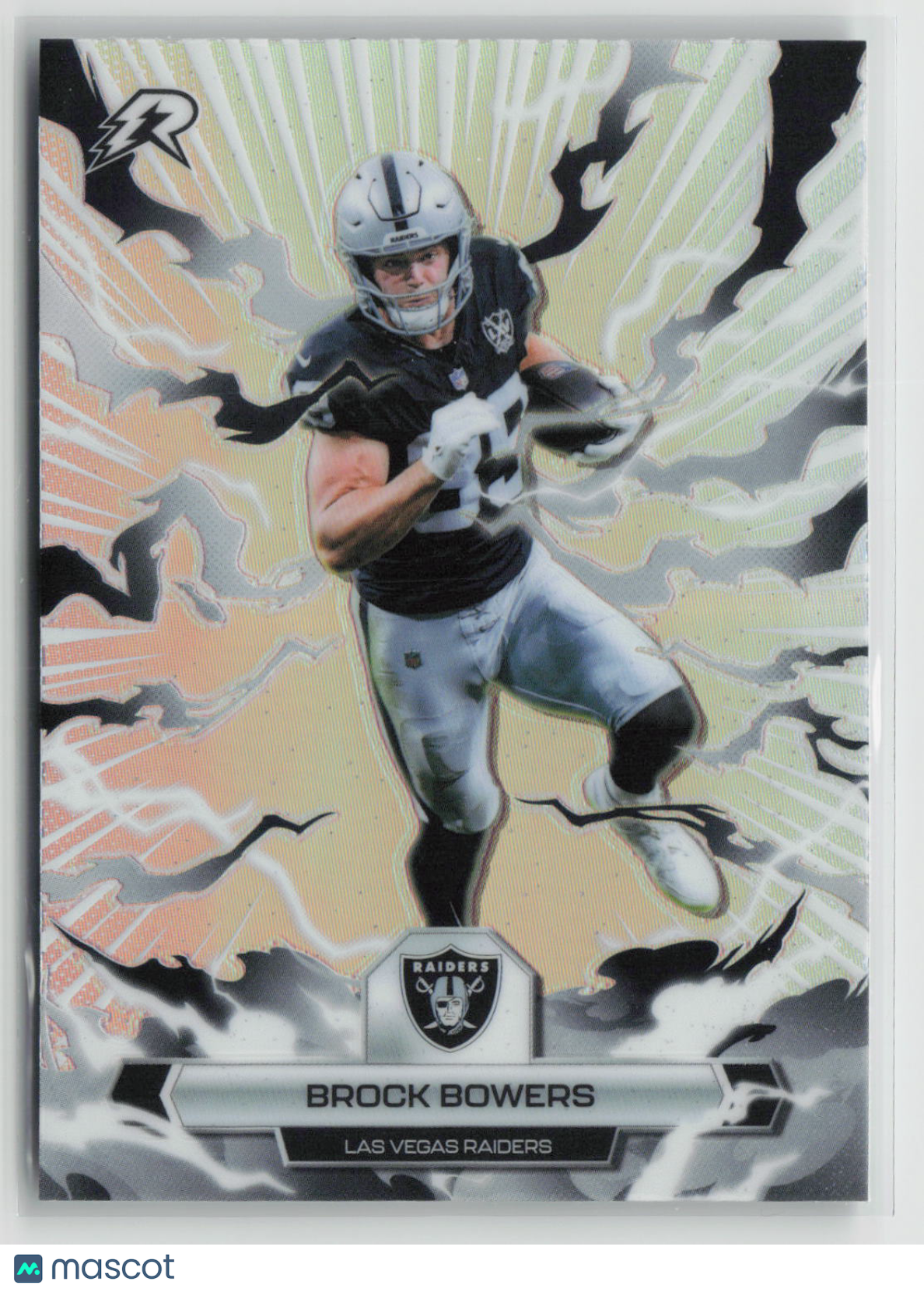 Brock Bowers 2025 Topps Resurgence Refractor #52