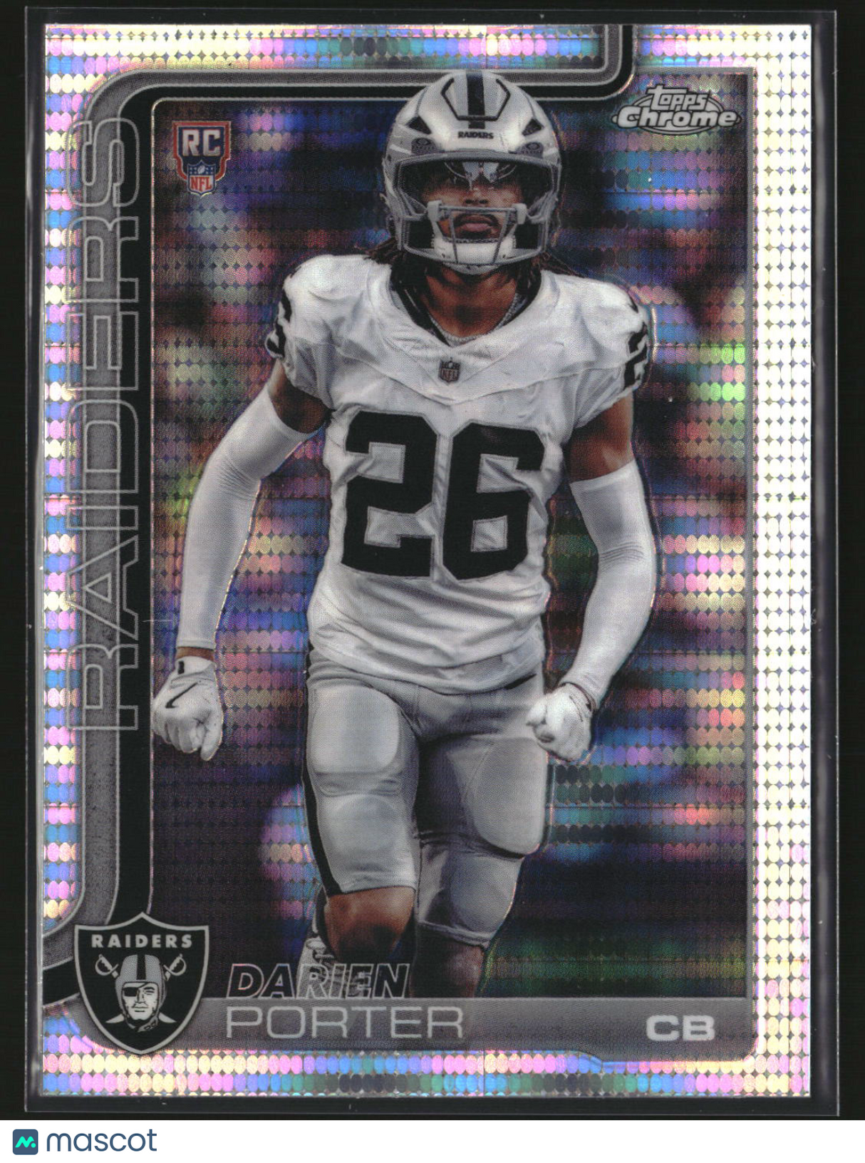 Darien Porter 2025 Topps Chrome Football Pulsar Refractor #367