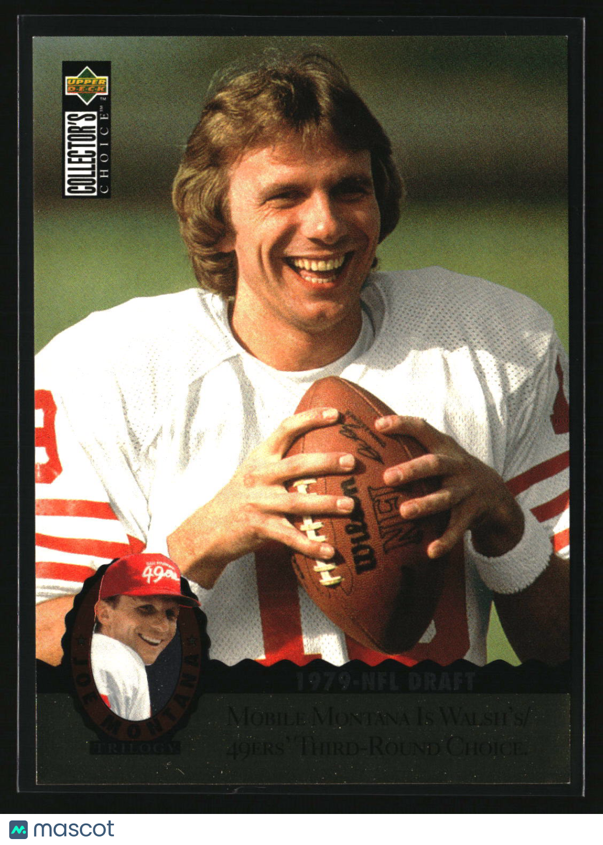Joe Montana 1995 Collector's Choice Joe Montana Trilogy #MT3