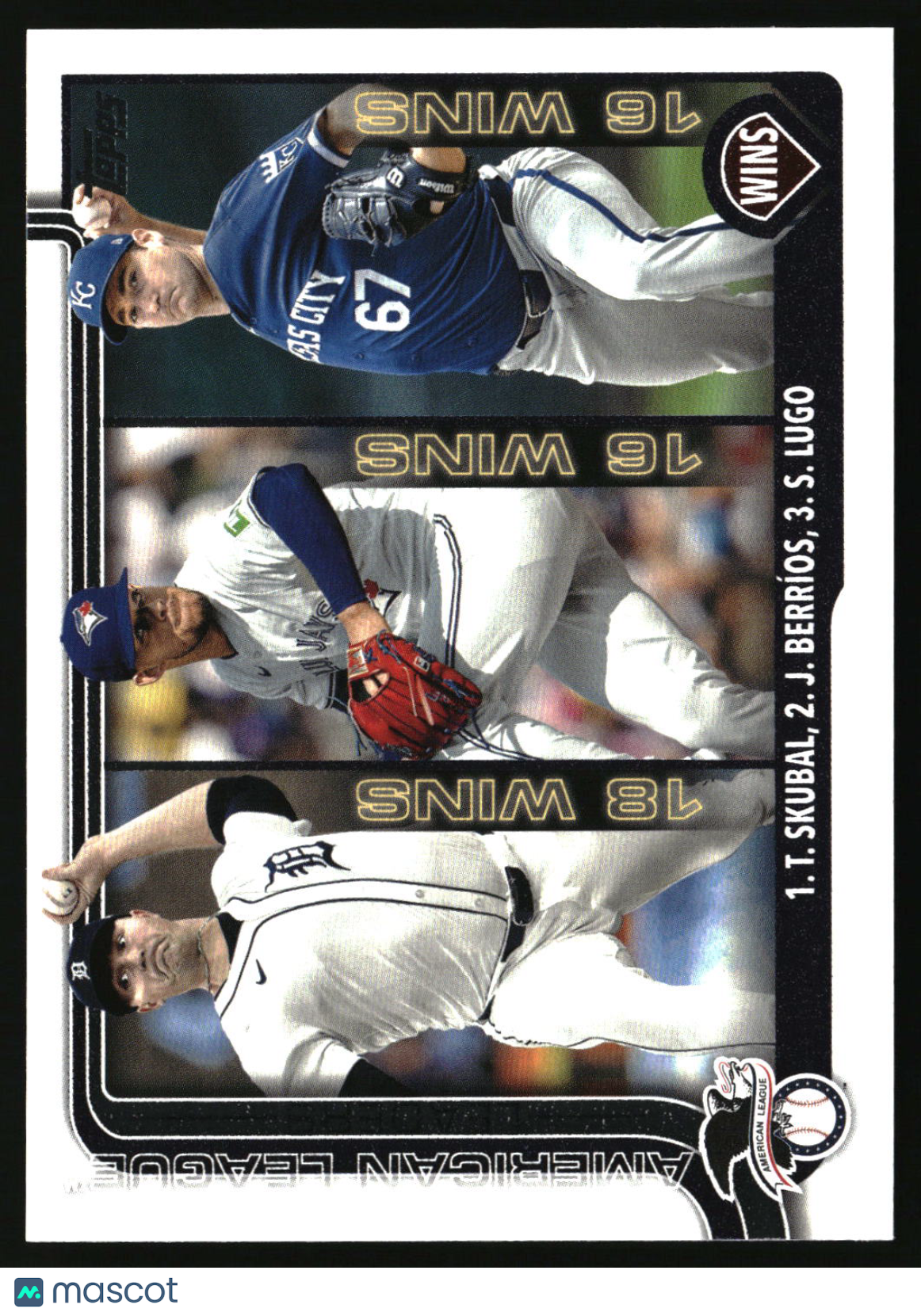 American League Leaders Wins 2025 Topps #151