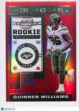 Quinnen Williams 2019 Panini Contenders Optic Red #91 #/199