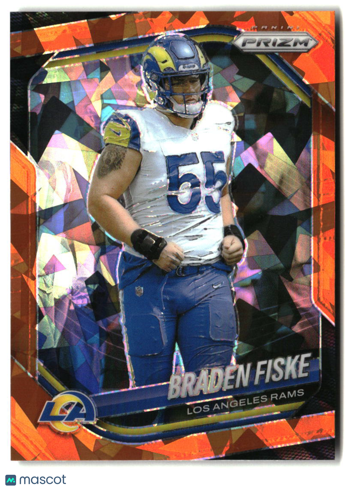 Braden Fiske 2025 Panini Prizm Orange Ice #144