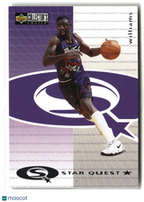 Walt Williams 1997-98 Collector's Choice StarQuest #SQ33