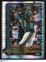 Tim Patrick 2025 Topps Chrome Pulsar Refractor #96