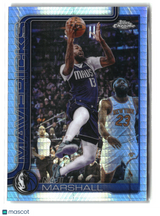 Naji Marshall 2025-26 Topps Chrome Update Prism Refractor #120