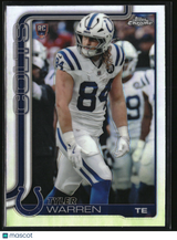 Tyler Warren 2025 Topps Chrome Refractor #346