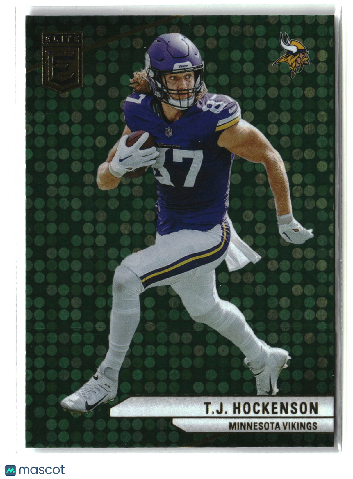 T.J. Hockenson 2024 Donruss Elite Green Disco #45