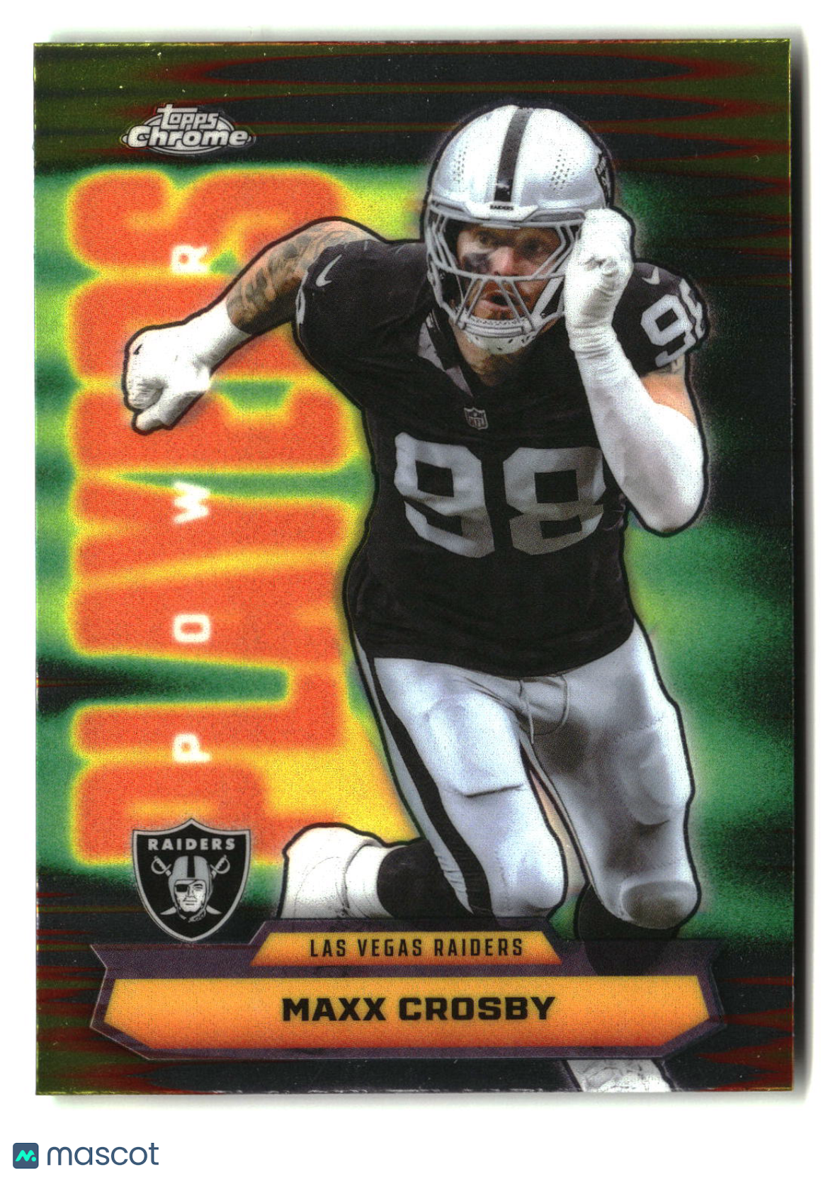Maxx Crosby 2025 Topps Chrome Power Players #PP-37