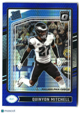 Quinyon Mitchell 2024 Donruss Optic Blue Hyper #282