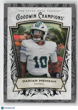 Darian Mensah 2026 Upper Deck Goodwin Champions Glossy Black #60