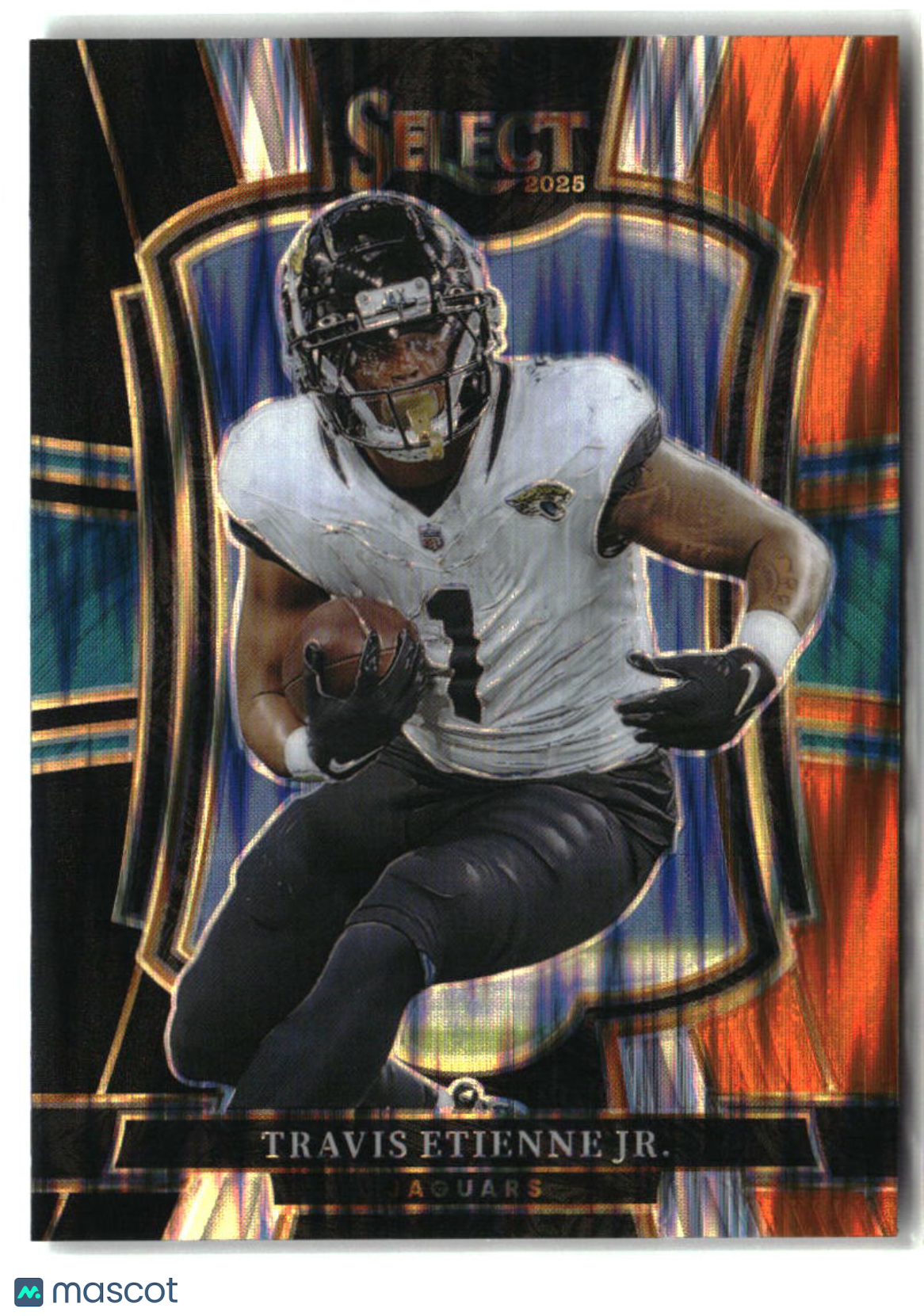 Travis Etienne Jr. 2025 Panini Select Black and Orange Prizm Shock #130