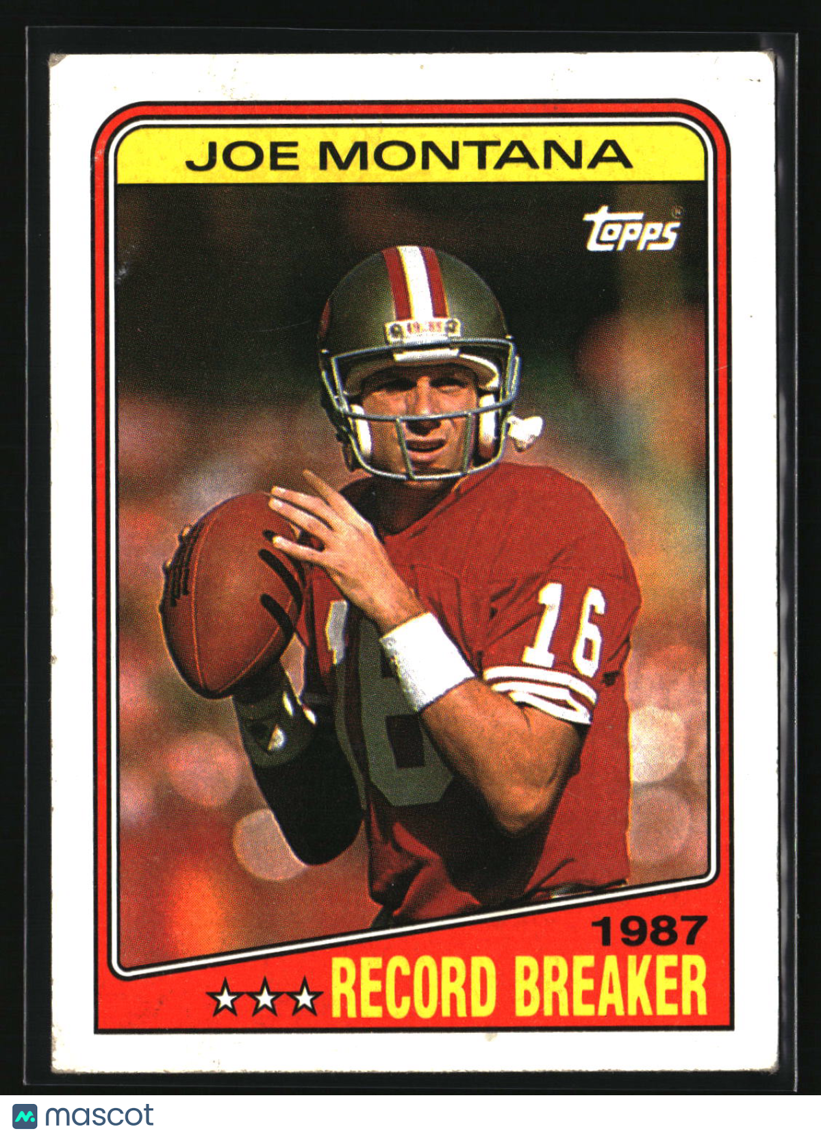 Joe Montana 1988 Topps #4
