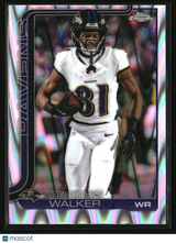 Devontez Walker 2025 Topps Chrome Ray Wave Refractor #26