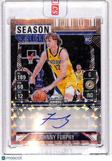 Johnny Furphy 2024-25 Panini Mosaic Rookie Season Ticket Bronze #RST-FUR #/75