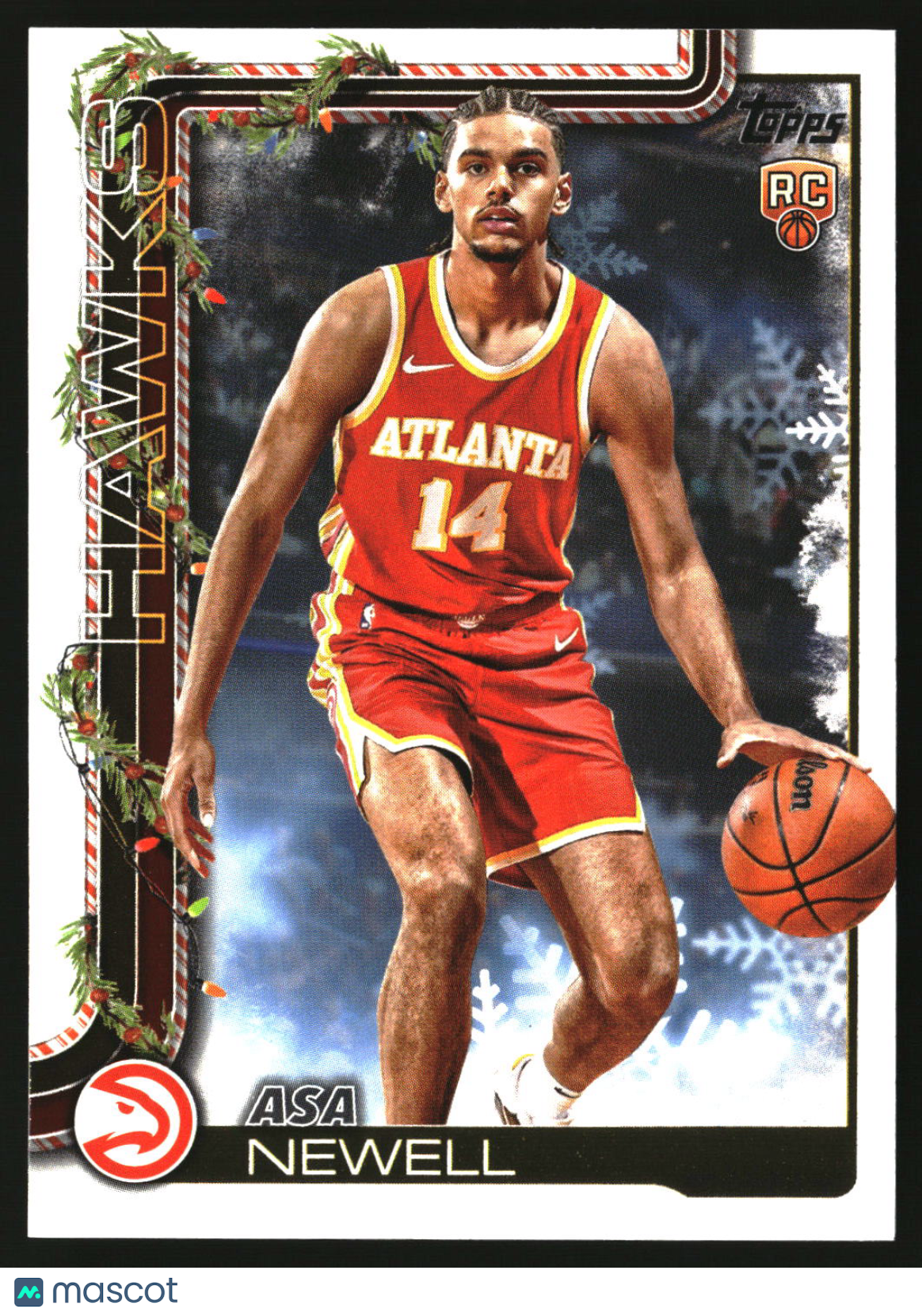 Asa Newell 2025-26 Topps Holiday #H183