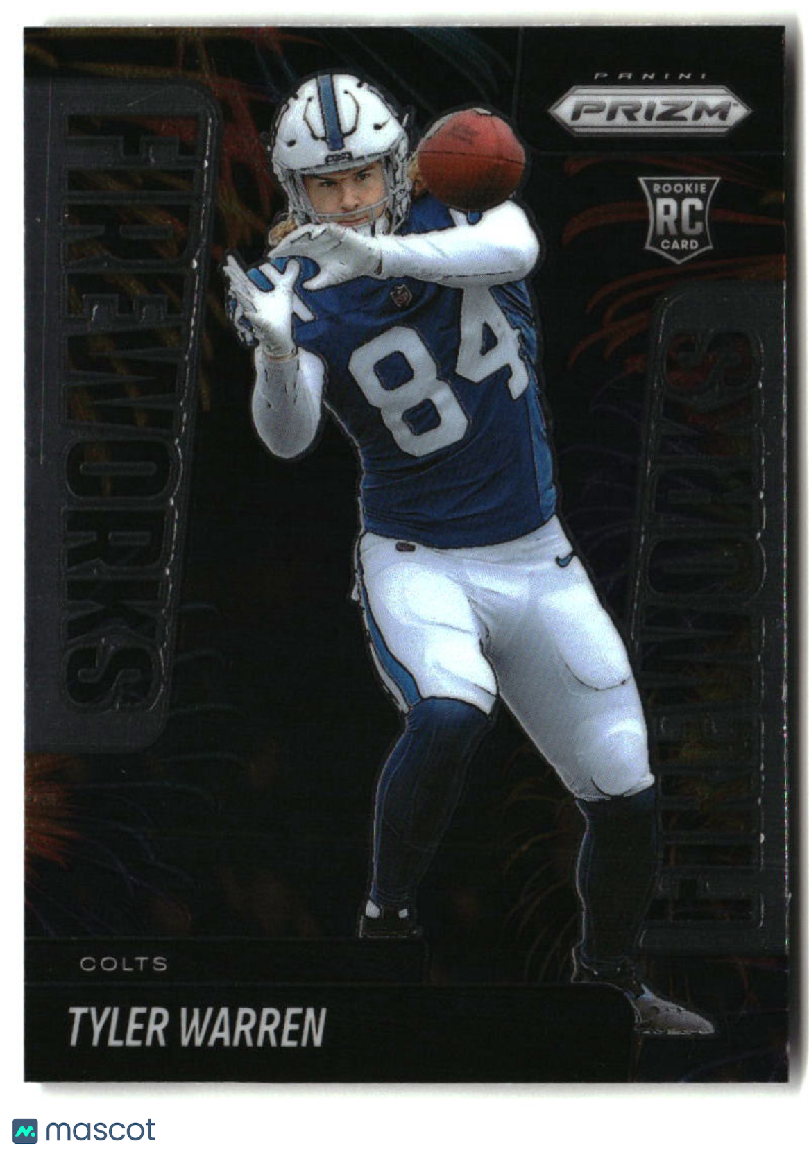 Tyler Warren 2025 Panini Prizm Fireworks #12