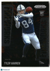 Tyler Warren 2025 Panini Prizm Fireworks #12