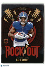 Malik Nabers 2024 Panini Absolute Rock Out #RO-MNS
