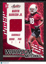 Marvin Harrison Jr. 2024 Panini Absolute War Room Materials #WRM-MHJ #/199
