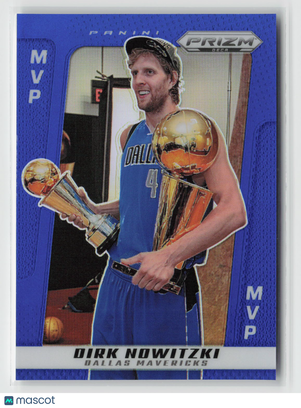 Dirk Nowitzki 2024-25 Panini Prizm Deca Blue #298 #/149