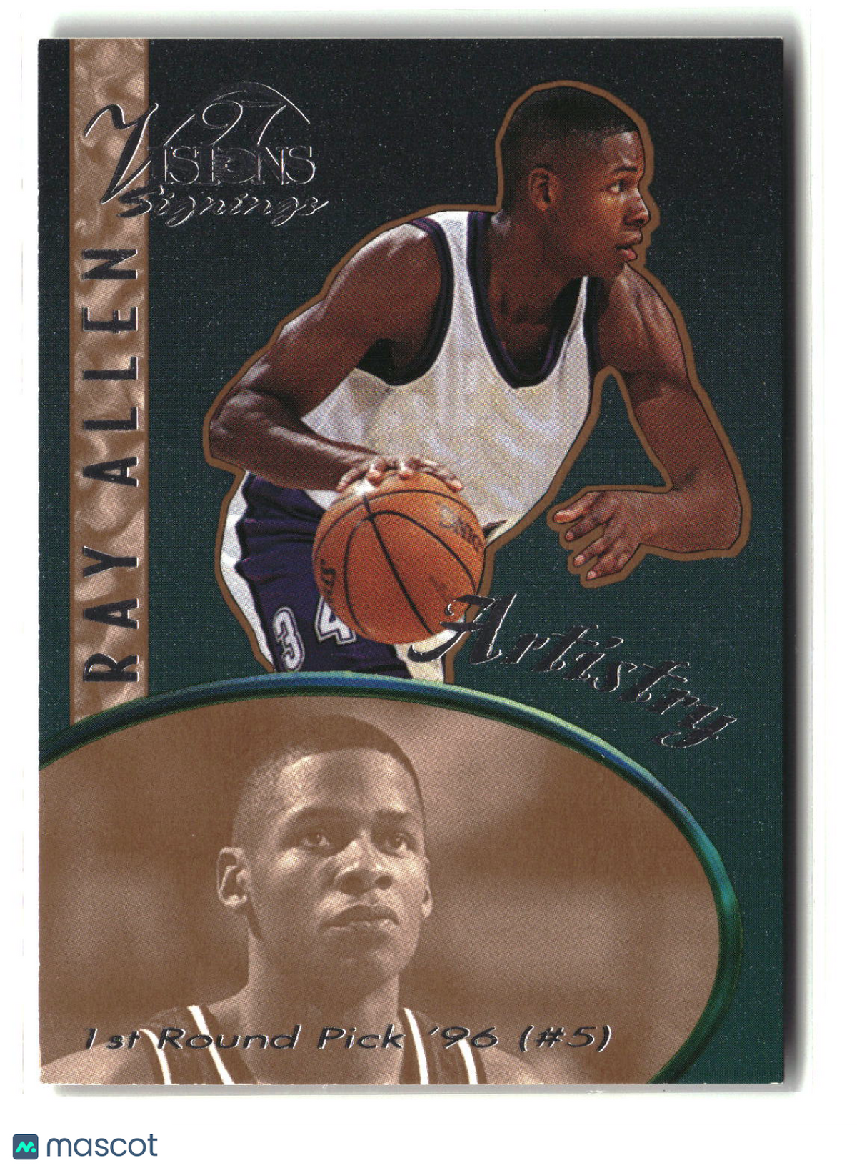 Ray Allen 1997 Score Board Visions Signings Artistry #A-6