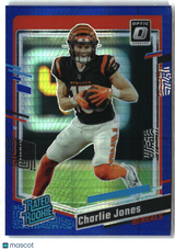 Charlie Jones 2023 Donruss Optic Blue Hyper #223