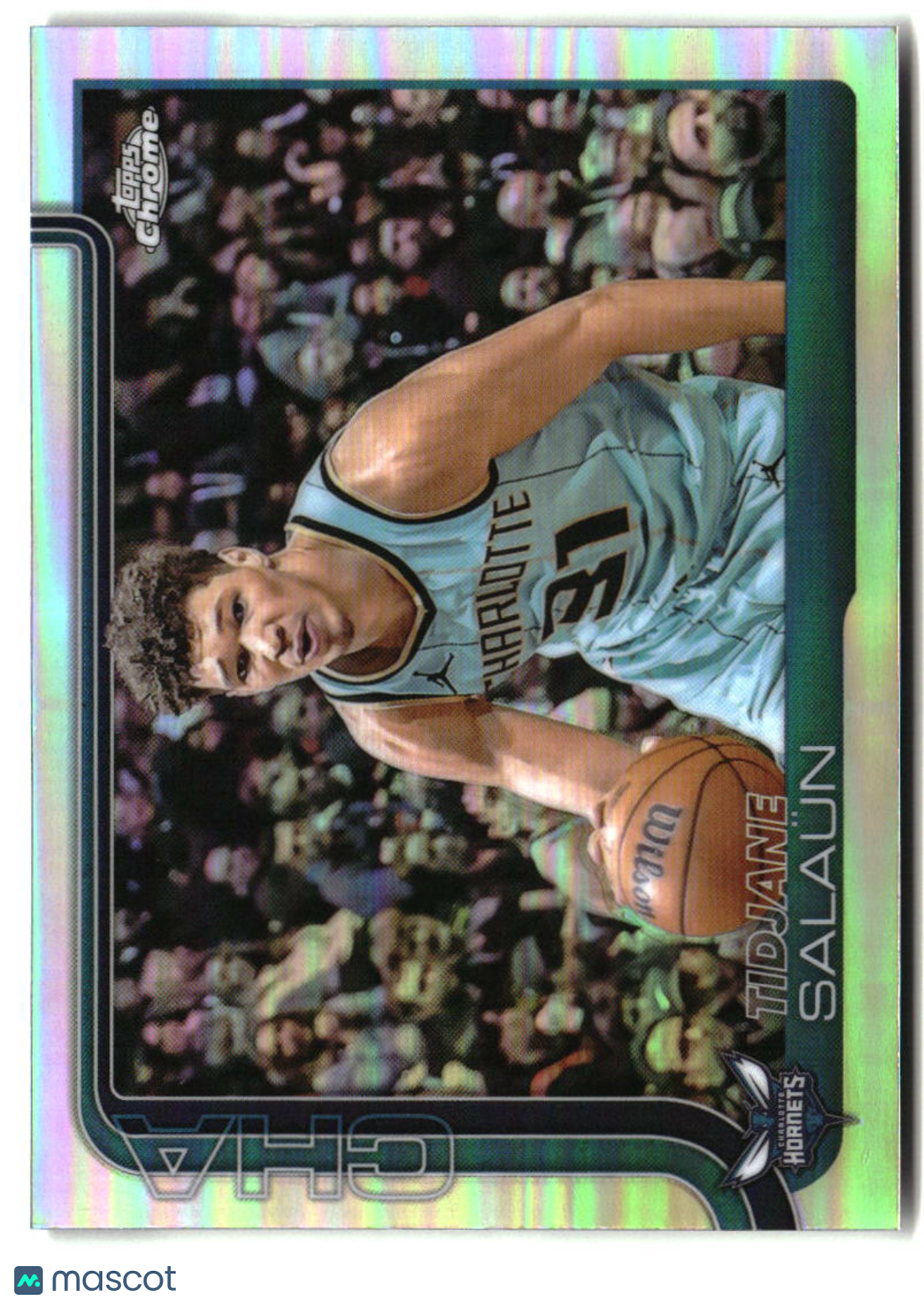 Tidjane Sala�n 2025-26 Topps Chrome Refractor #8
